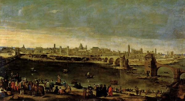 View of the City of Zaragoza, Maino, Juan Bautista del